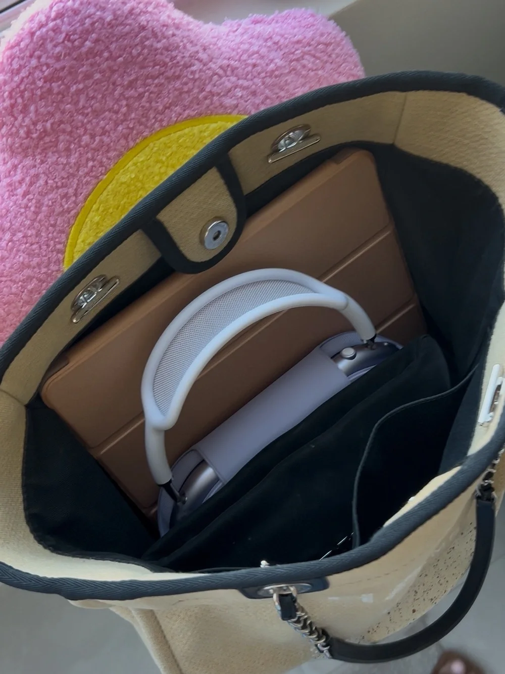 CHANEL Beige Deauville Tote - Small